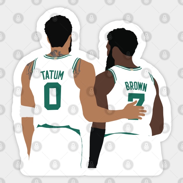 Tatum & Brown Sticker by rattraptees